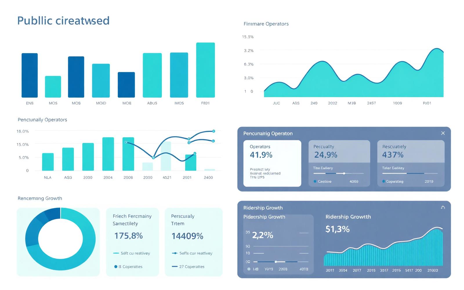 Dashboard met benchmark data voor de OV-sector